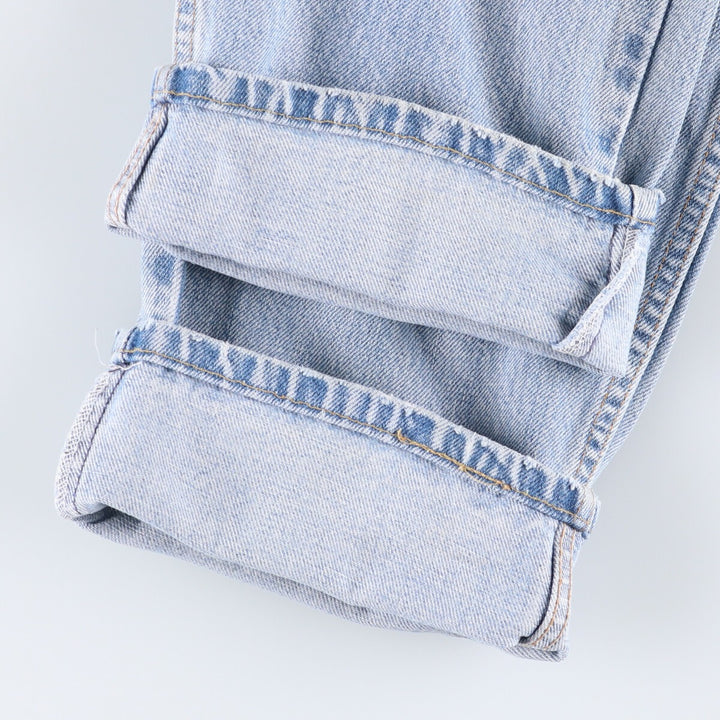 90'S Levi's 505 REGULAR FIT STRAIGHT LEG Tapered Denim Pants Made in USA Men's W33 Vintage cotton blue type Vintage Second Hand