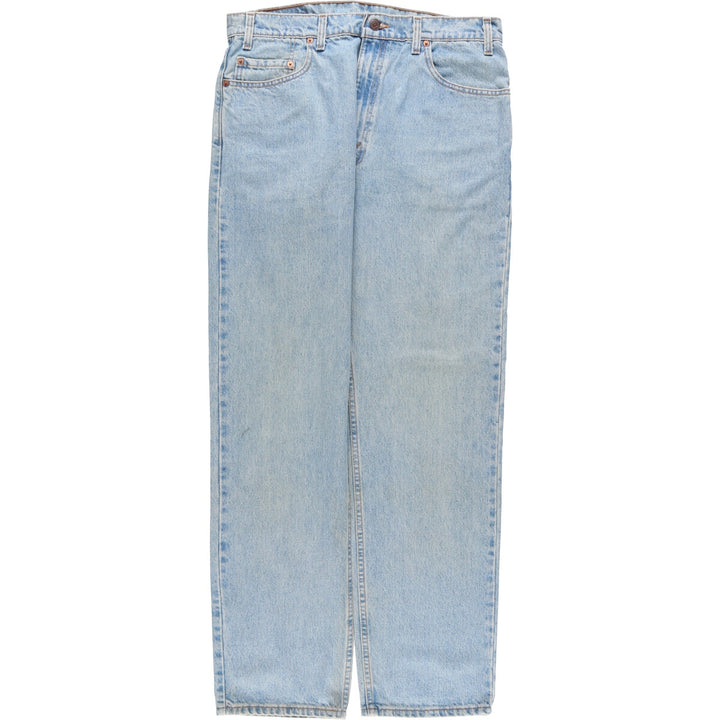 90'S Levi's 505 REGULAR FIT STRAIGHT LEG Tapered Denim Pants Made in USA Men's W35 Vintage cotton blue type Vintage Second Hand
