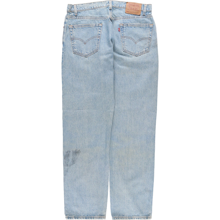 90'S Levi's 505 REGULAR FIT STRAIGHT LEG Tapered Denim Pants Made in USA Men's W35 Vintage cotton blue type Vintage Second Hand
