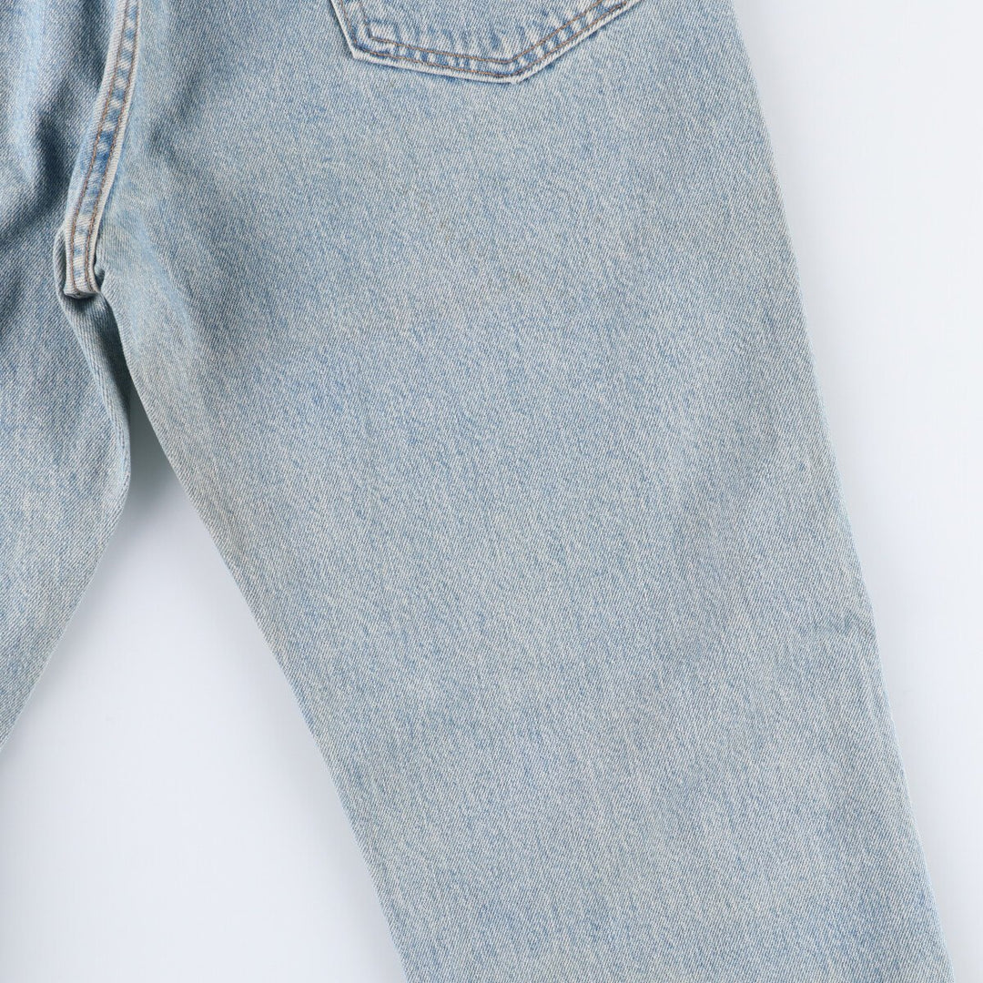 90'S Levi's 505 REGULAR FIT STRAIGHT LEG Tapered Denim Pants Made in USA Men's W35 Vintage cotton blue type Vintage Second Hand