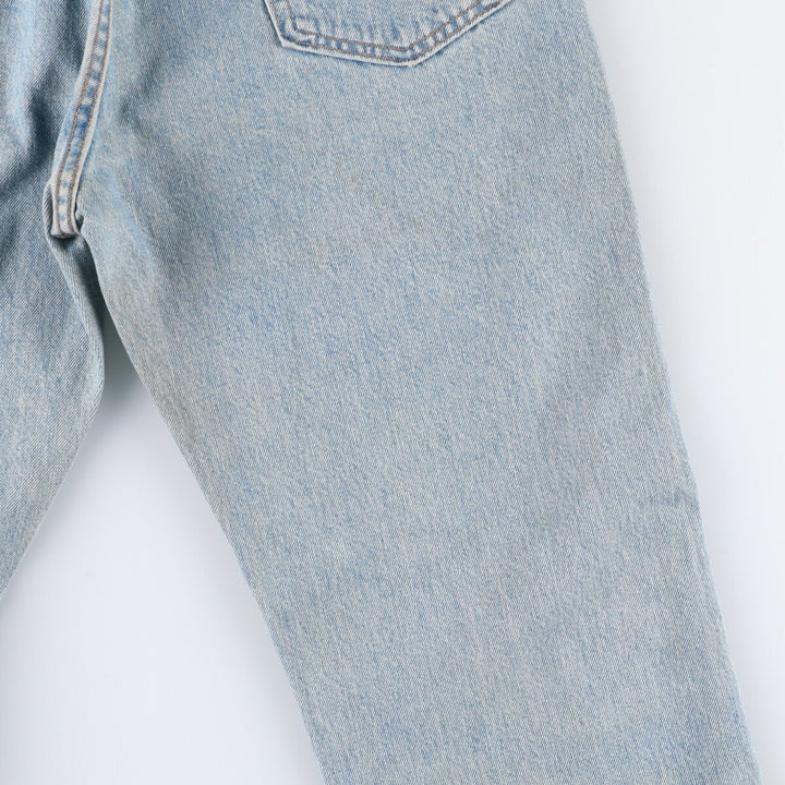 90'S Levi's 505 REGULAR FIT STRAIGHT LEG Tapered Denim Pants Made in USA Men's W35 Vintage cotton blue type Vintage Second Hand