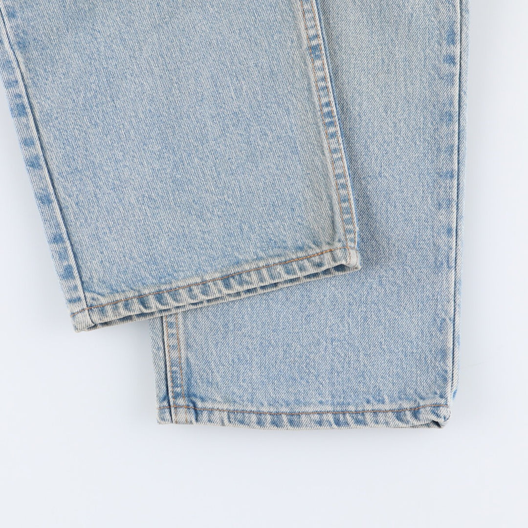 90'S Levi's 505 REGULAR FIT STRAIGHT LEG Tapered Denim Pants Made in USA Men's W35 Vintage cotton blue type Vintage Second Hand