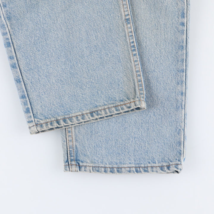 90'S Levi's 505 REGULAR FIT STRAIGHT LEG Tapered Denim Pants Made in USA Men's W35 Vintage cotton blue type Vintage Second Hand