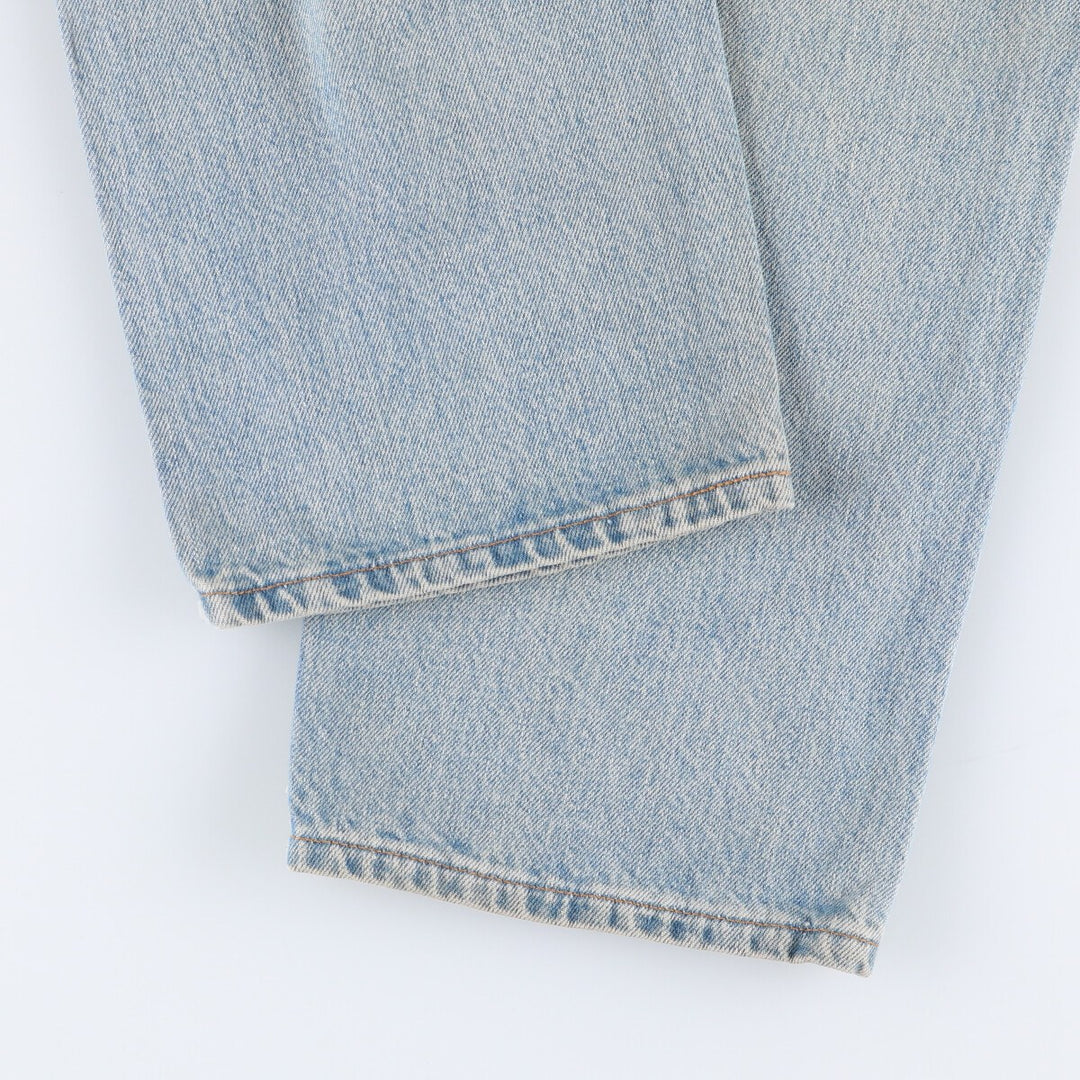 90'S Levi's 505 REGULAR FIT STRAIGHT LEG Tapered Denim Pants Made in USA Men's W35 Vintage cotton blue type Vintage Second Hand