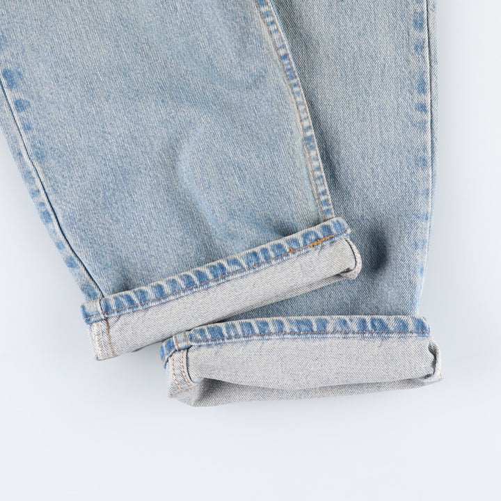 90'S Levi's 505 REGULAR FIT STRAIGHT LEG Tapered Denim Pants Made in USA Men's W35 Vintage cotton blue type Vintage Second Hand