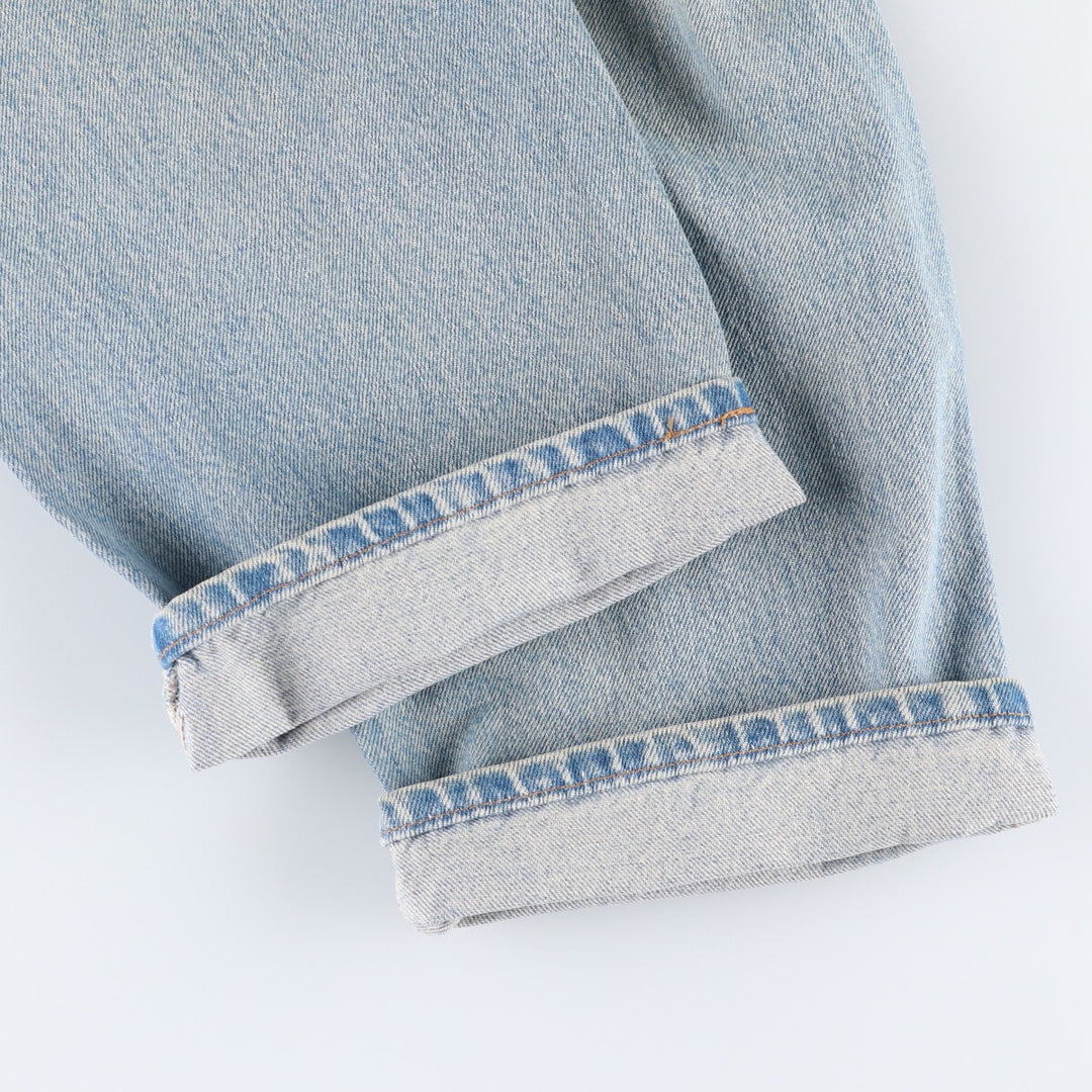 90'S Levi's 505 REGULAR FIT STRAIGHT LEG Tapered Denim Pants Made in USA Men's W35 Vintage cotton blue type Vintage Second Hand