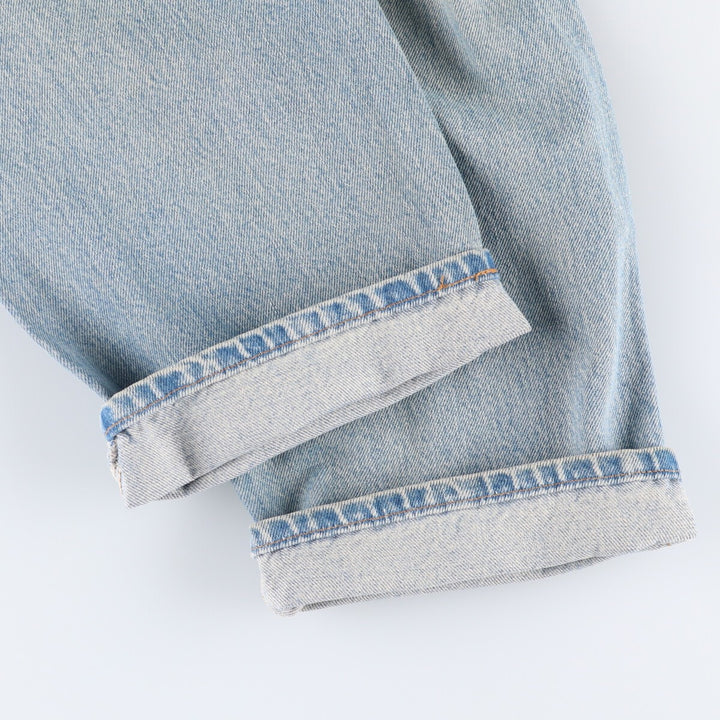 90'S Levi's 505 REGULAR FIT STRAIGHT LEG Tapered Denim Pants Made in USA Men's W35 Vintage cotton blue type Vintage Second Hand