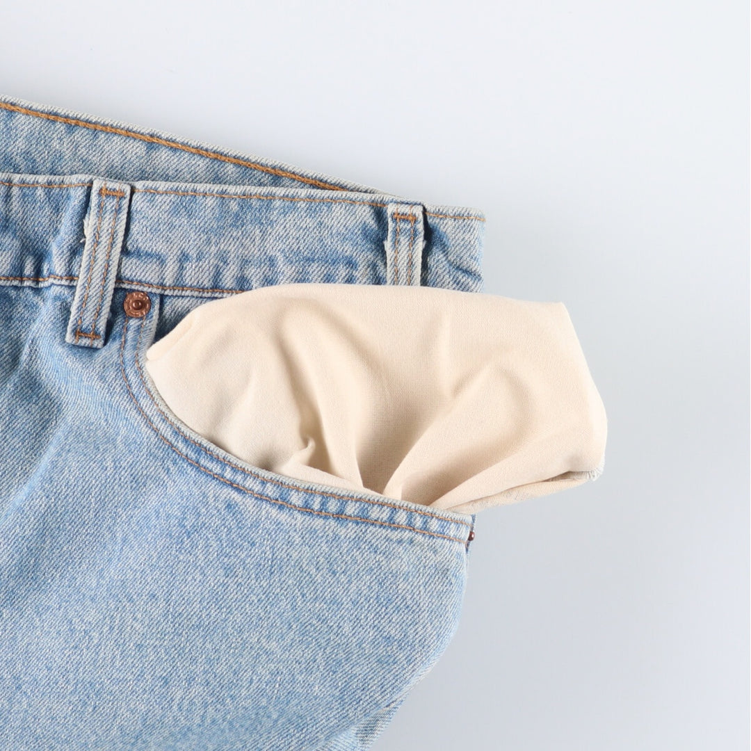 90'S Levi's 505 REGULAR FIT STRAIGHT LEG Tapered Denim Pants Made in USA Men's W35 Vintage cotton blue type Vintage Second Hand