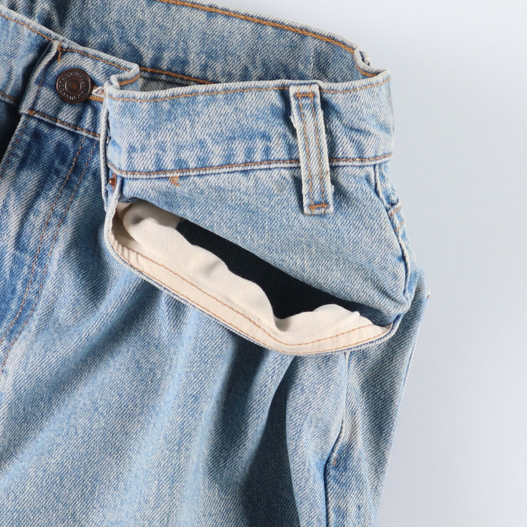 90'S Levi's 505 REGULAR FIT STRAIGHT LEG Tapered Denim Pants Made in USA Men's W35 Vintage cotton blue type Vintage Second Hand