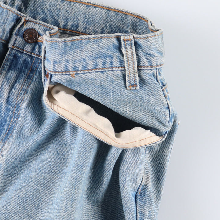 90'S Levi's 505 REGULAR FIT STRAIGHT LEG Tapered Denim Pants Made in USA Men's W35 Vintage cotton blue type Vintage Second Hand