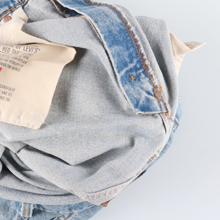 90'S Levi's 505 REGULAR FIT STRAIGHT LEG Tapered Denim Pants Made in USA Men's W35 Vintage cotton blue type Vintage Second Hand