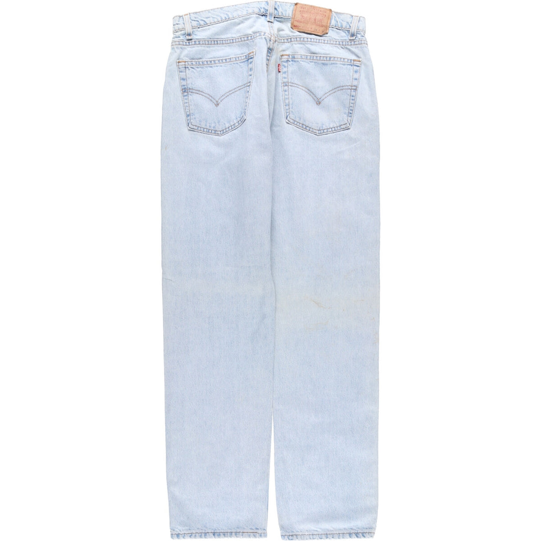 90'S Levi's 505 REGULAR FIT STRAIGHT LEG Tapered Denim Pants Made in USA Men's W33 Vintage unclear blue type Vintage Second Hand