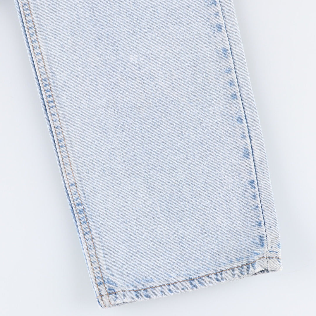 90'S Levi's 505 REGULAR FIT STRAIGHT LEG Tapered Denim Pants Made in USA Men's W33 Vintage unclear blue type Vintage Second Hand
