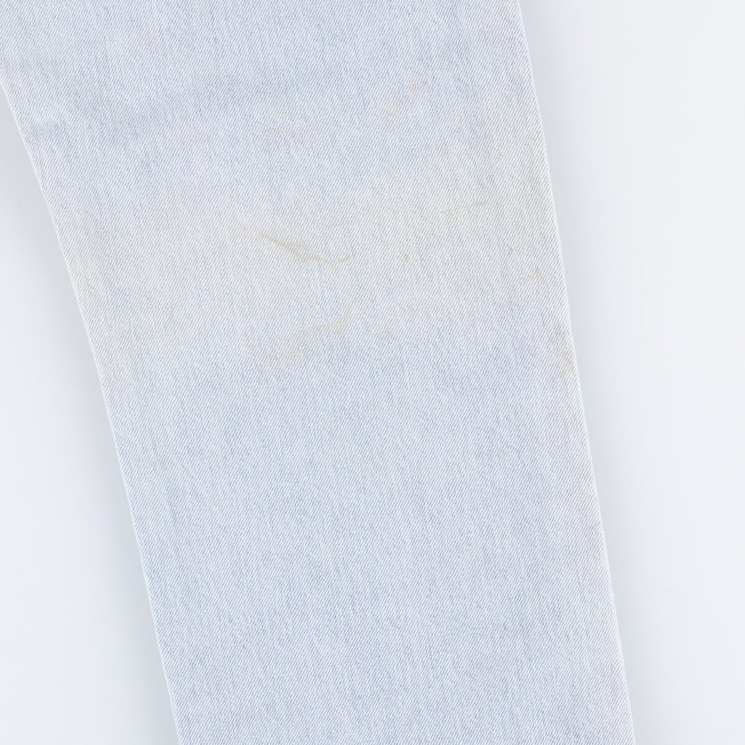90'S Levi's 505 REGULAR FIT STRAIGHT LEG Tapered Denim Pants Made in USA Men's W33 Vintage unclear blue type Vintage Second Hand