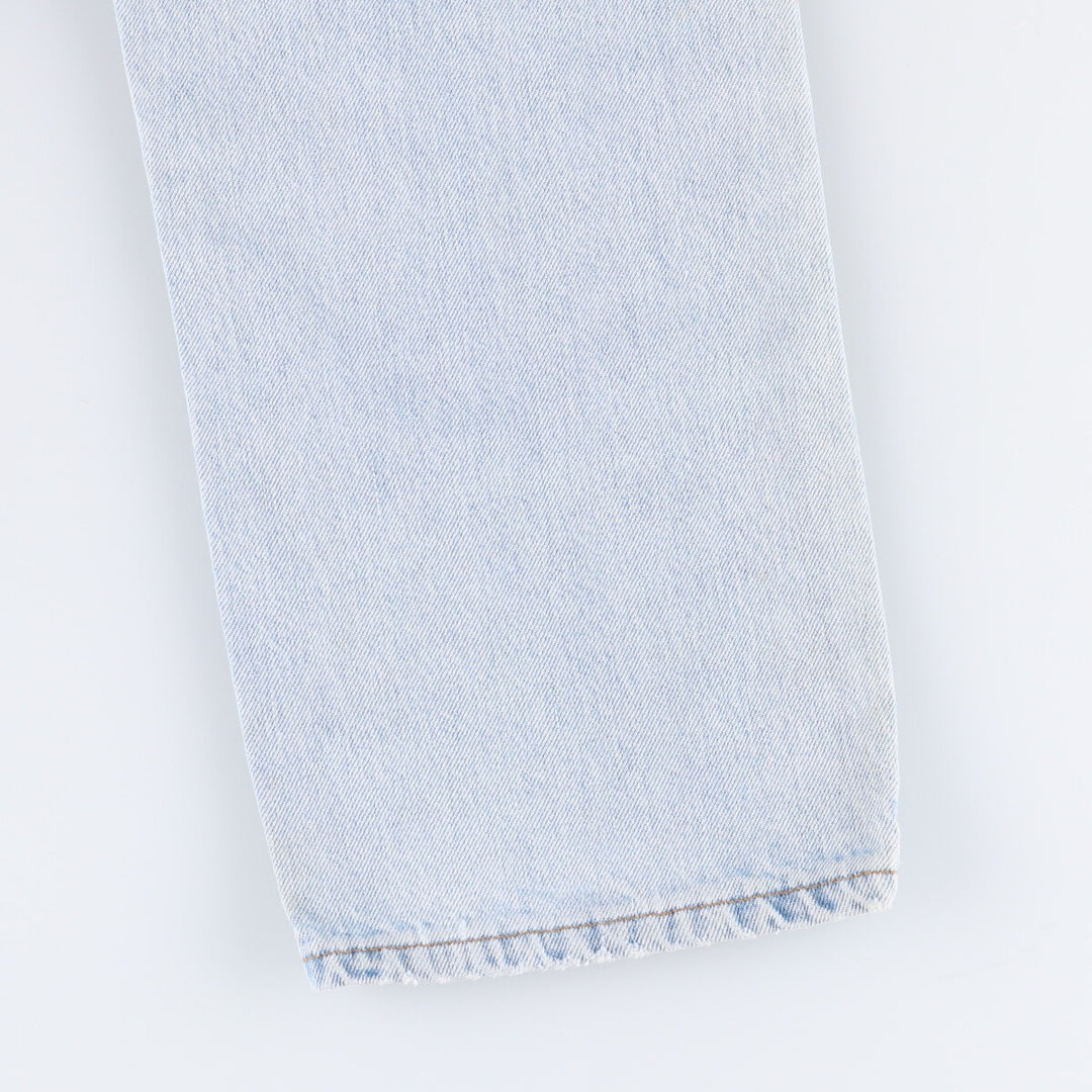 90'S Levi's 505 REGULAR FIT STRAIGHT LEG Tapered Denim Pants Made in USA Men's W33 Vintage unclear blue type Vintage Second Hand