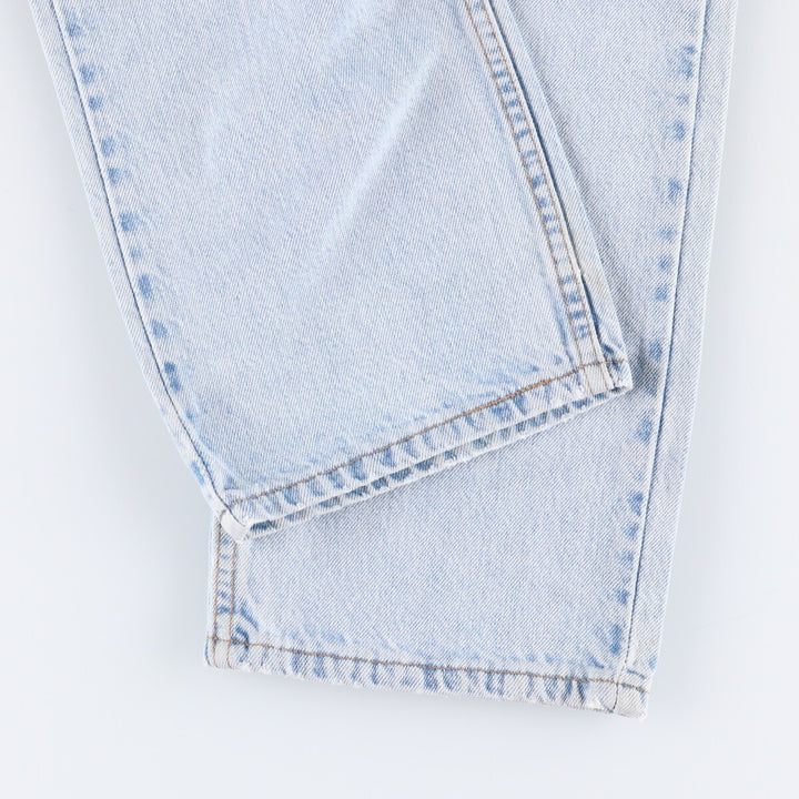 90'S Levi's 505 REGULAR FIT STRAIGHT LEG Tapered Denim Pants Made in USA Men's W33 Vintage unclear blue type Vintage Second Hand