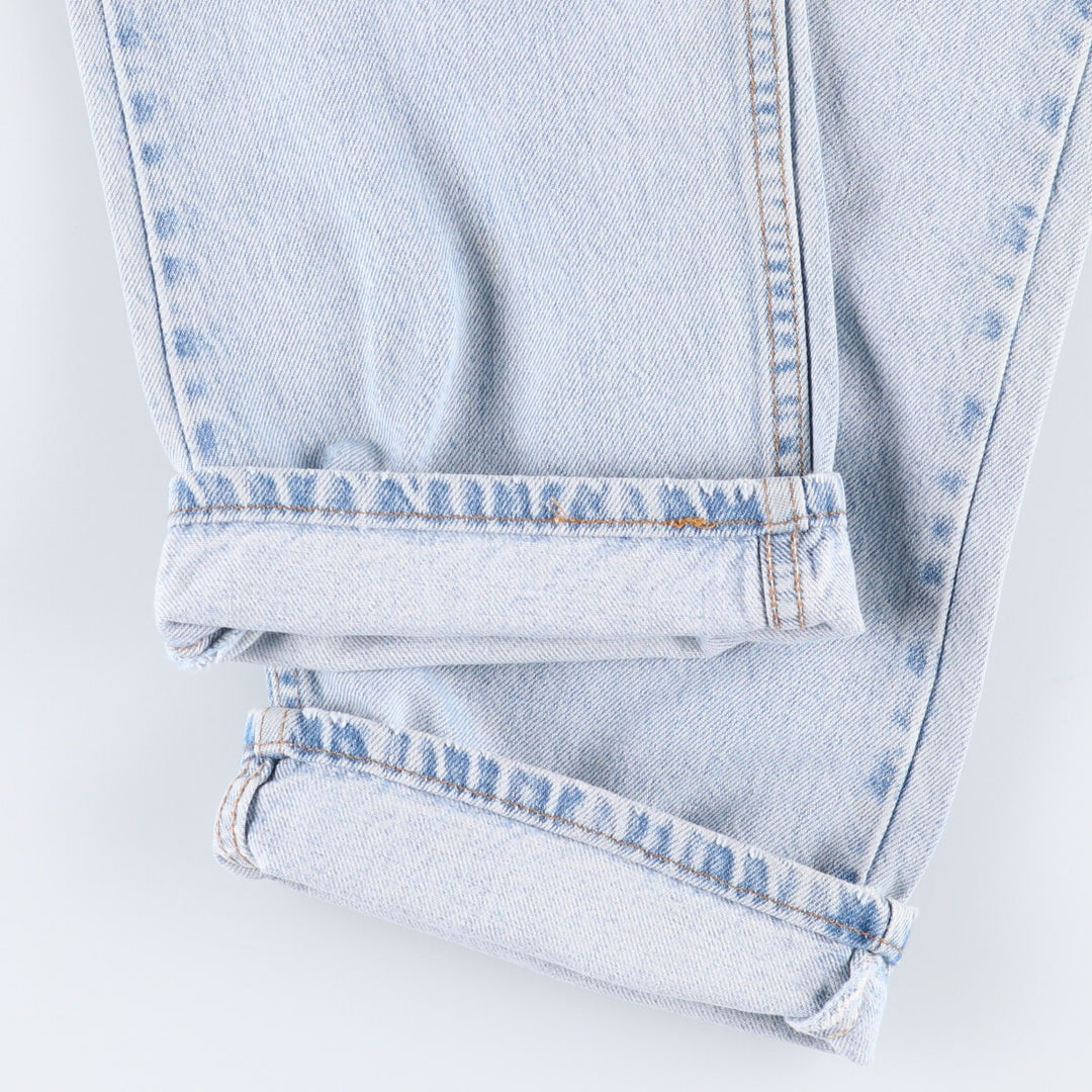 90'S Levi's 505 REGULAR FIT STRAIGHT LEG Tapered Denim Pants Made in USA Men's W33 Vintage unclear blue type Vintage Second Hand