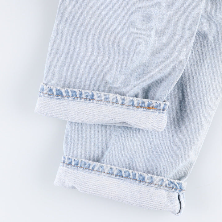 90'S Levi's 505 REGULAR FIT STRAIGHT LEG Tapered Denim Pants Made in USA Men's W33 Vintage unclear blue type Vintage Second Hand