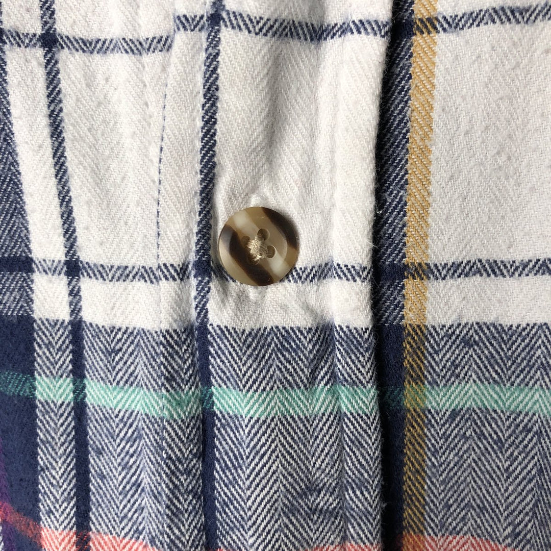 90'S Vintage Big Mac Lightflannel Check Shirt, Men's Size XL cotton white type Vintage Second Hand