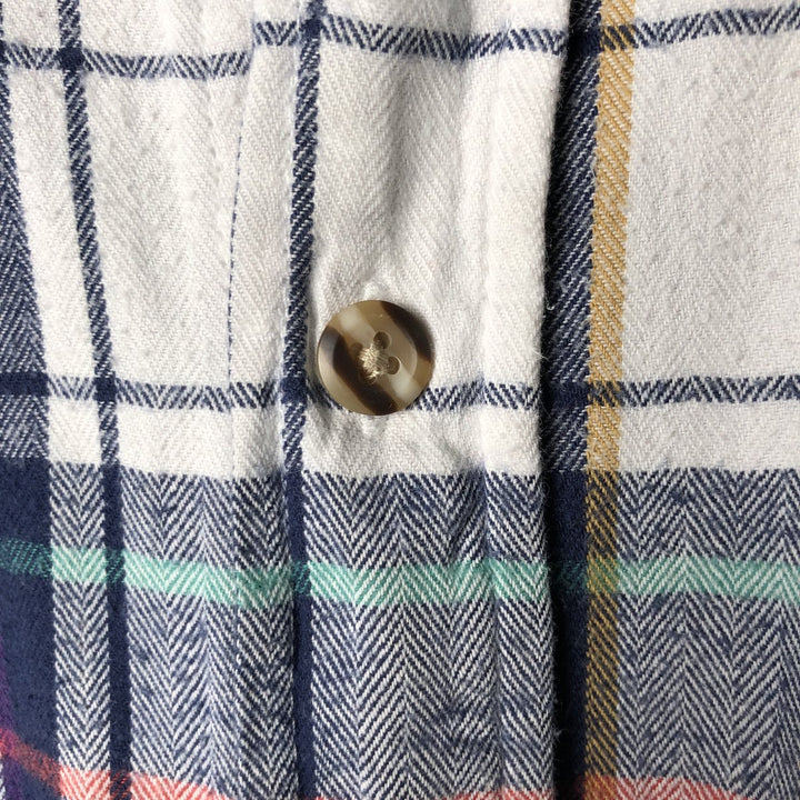 90'S Vintage Big Mac Lightflannel Check Shirt, Men's Size XL cotton white type Vintage Second Hand