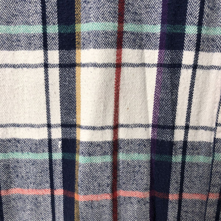 90'S Vintage Big Mac Lightflannel Check Shirt, Men's Size XL cotton white type Vintage Second Hand