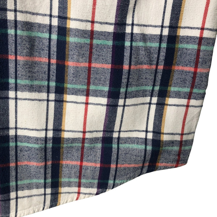 90'S Vintage Big Mac Lightflannel Check Shirt, Men's Size XL cotton white type Vintage Second Hand