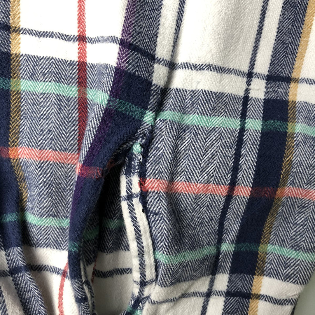 90'S Vintage Big Mac Lightflannel Check Shirt, Men's Size XL cotton white type Vintage Second Hand