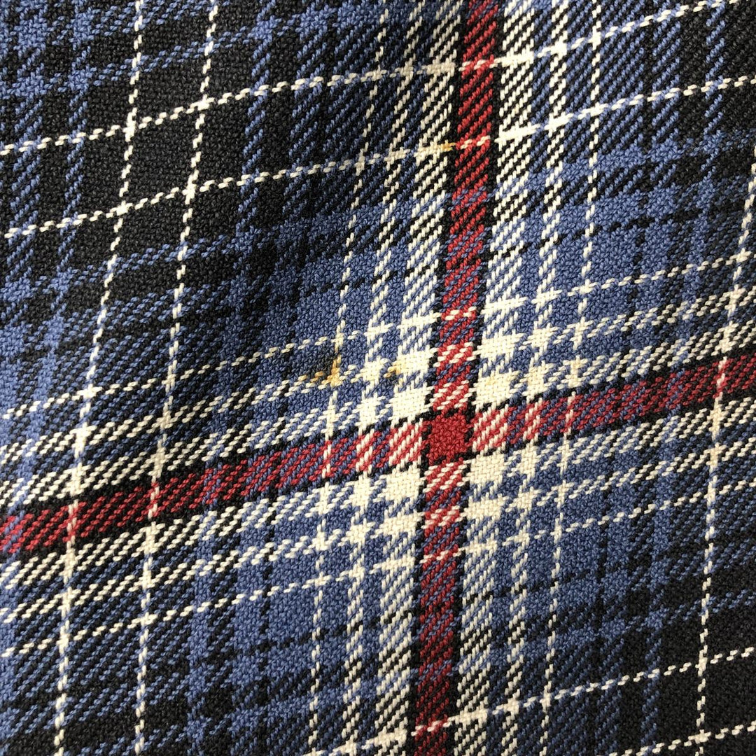 Vintage 90'S Ralph Lauren POLO SPORTSMAN long-sleeved heavy flannel check shirt, men's size XXL cotton blue type Vintage Second Hand