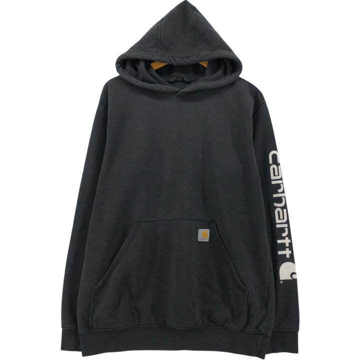 Carhartt Loose Fit Sweat Pullover Hoodie, Men's M Size cotton black type Vintage Second Hand