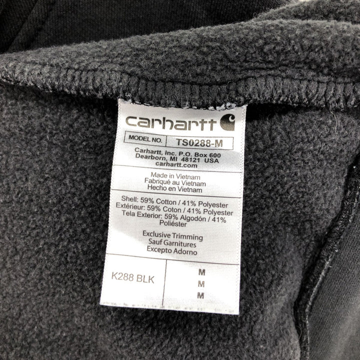 Carhartt Loose Fit Sweat Pullover Hoodie, Men's M Size cotton black type Vintage Second Hand