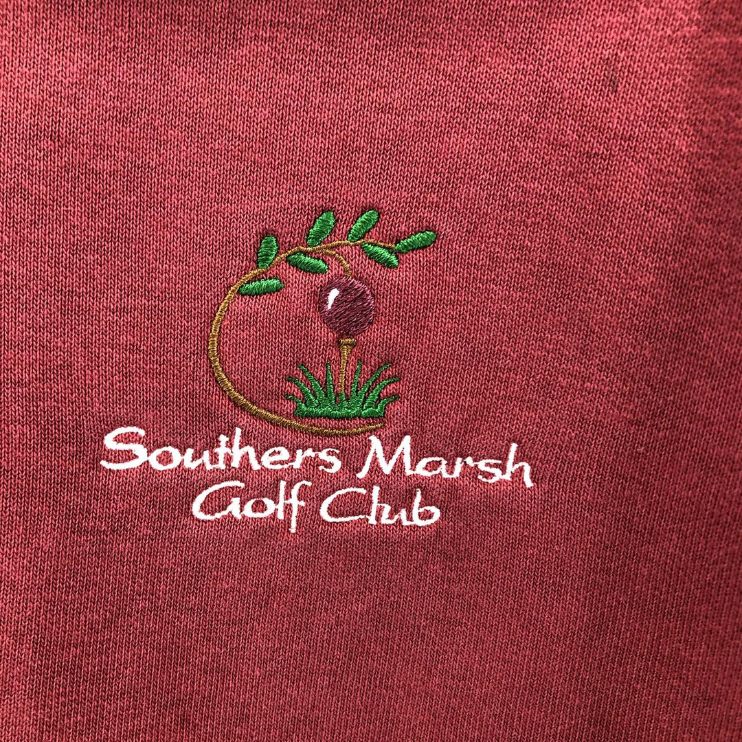 Carhartt Cut-Off Sweat Pullover Hoodie, Men's Size L cotton burgundy type Vintage Second Hand