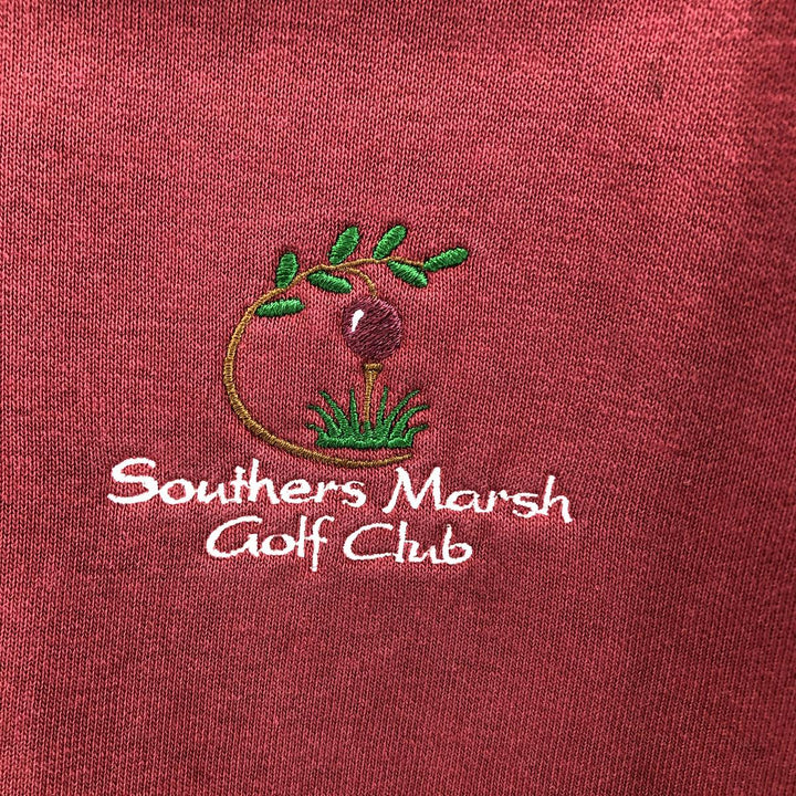 Carhartt Cut-Off Sweat Pullover Hoodie, Men's Size L cotton burgundy type Vintage Second Hand