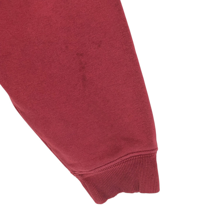 Carhartt Cut-Off Sweat Pullover Hoodie, Men's Size L cotton burgundy type Vintage Second Hand