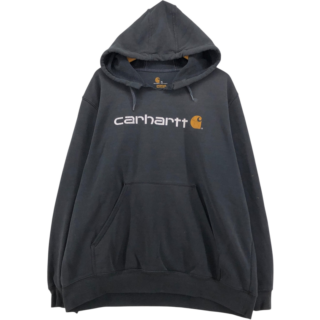 Carhartt ORIGINAL FIT Cut-Off Pullover Hoodie, Men's XL cotton black type Vintage Second Hand
