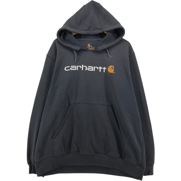Carhartt ORIGINAL FIT Cut-Off Pullover Hoodie, Men's XL cotton black type Vintage Second Hand