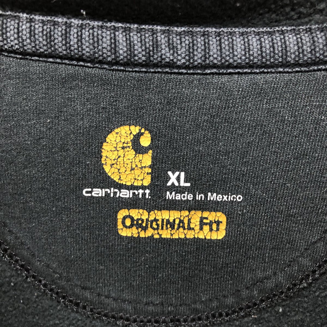 Carhartt ORIGINAL FIT Cut-Off Pullover Hoodie, Men's XL cotton black type Vintage Second Hand
