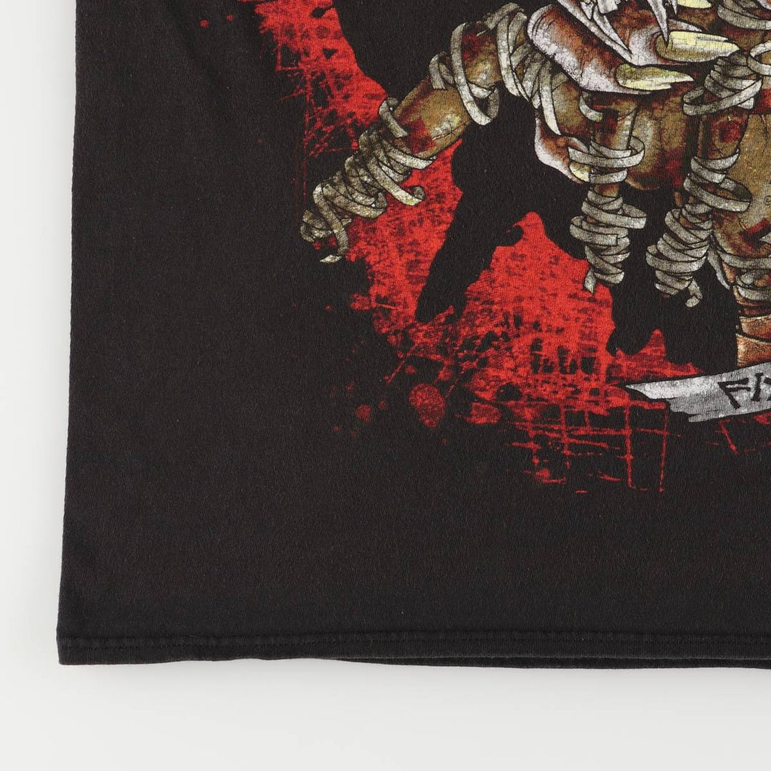 Bravado Metallica Skull Pattern Band T-Shirt, Men's Size Large cotton black type Vintage Second Hand