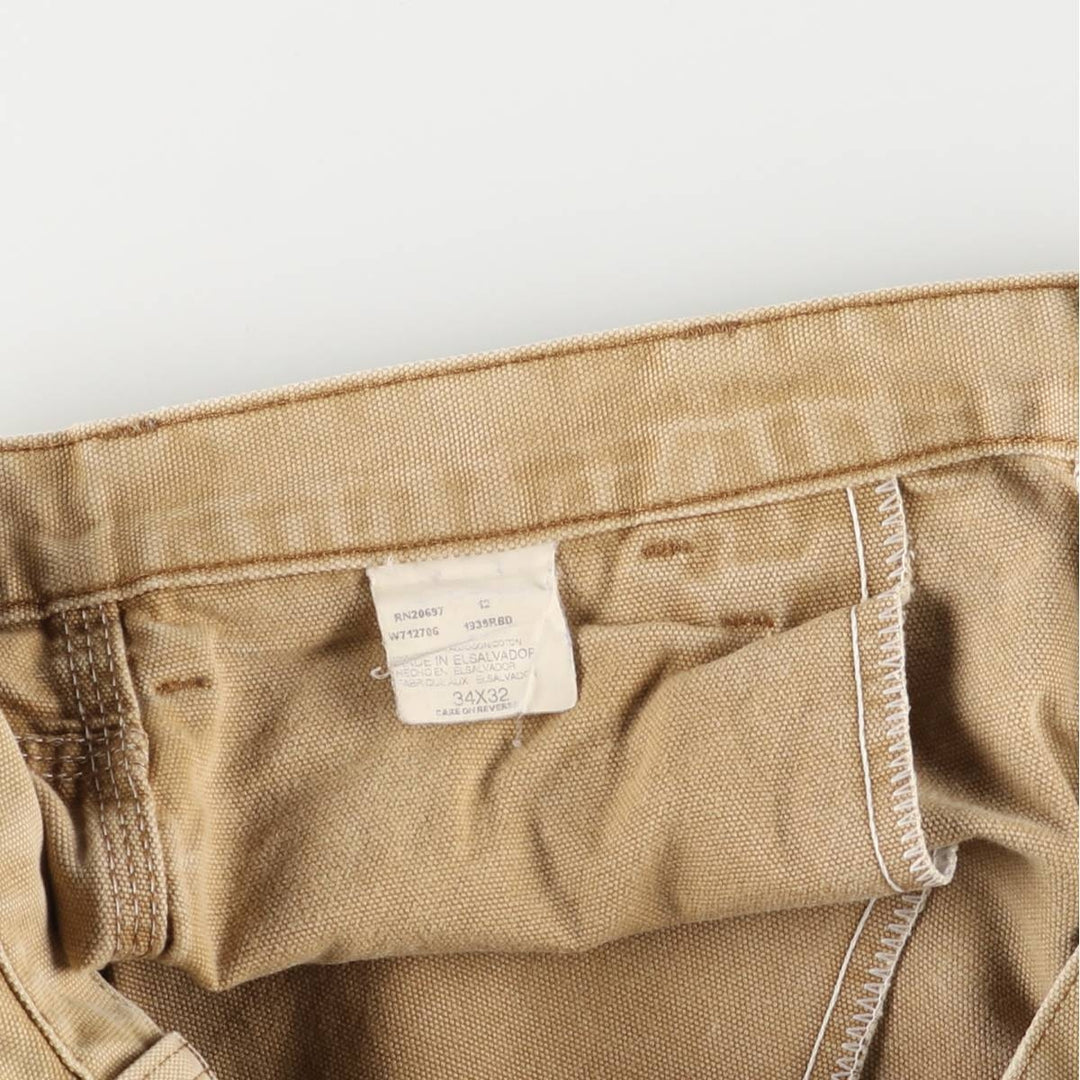 Dickies Duck Painter Pants Men's W34 equivalent cotton Beige type Vintage Second Hand