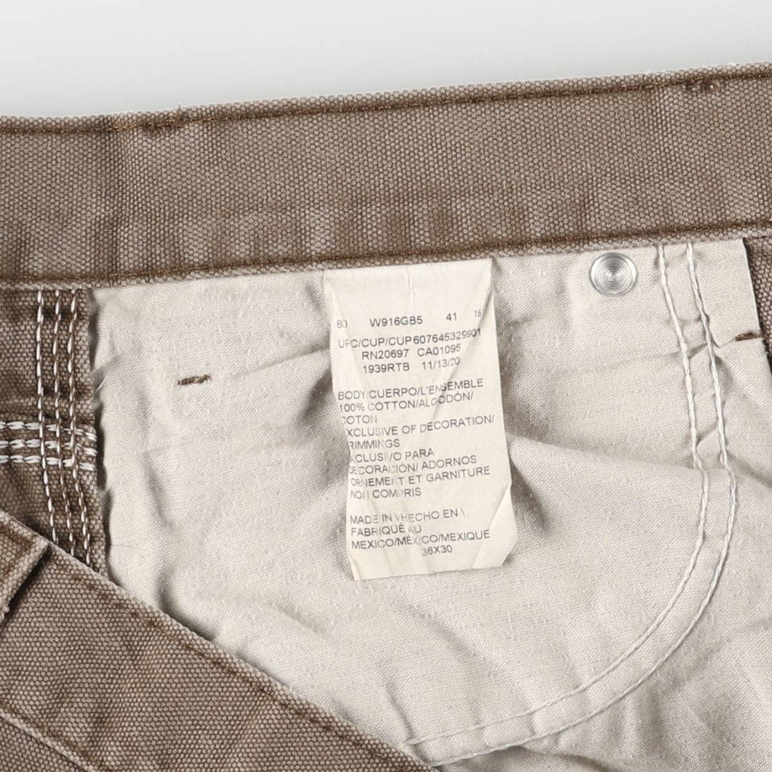 Dickies Duck Painter Pants Men's W37 cotton brown type Vintage Second Hand