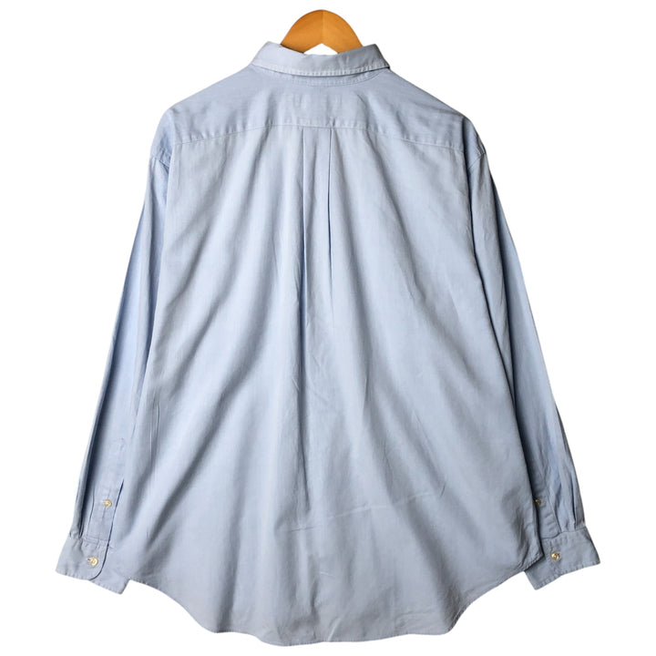 Ralph Lauren Classic Fit Long Sleeve Button Down Shirt Men's XL cotton Blue type light blue Vintage Second Hand