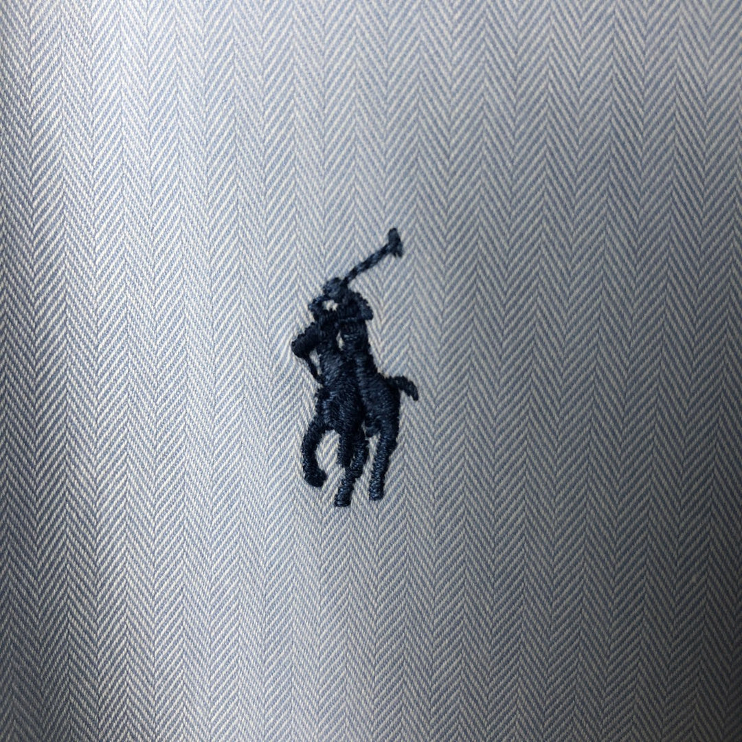 Ralph Lauren Classic Fit Long Sleeve Button Down Shirt Men's XL cotton Blue type light blue Vintage Second Hand