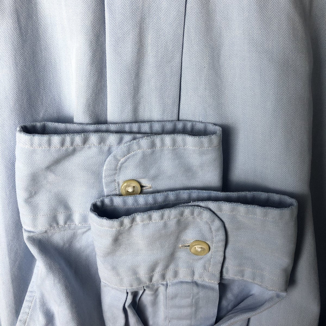 Ralph Lauren Classic Fit Long Sleeve Button Down Shirt Men's XL cotton Blue type light blue Vintage Second Hand
