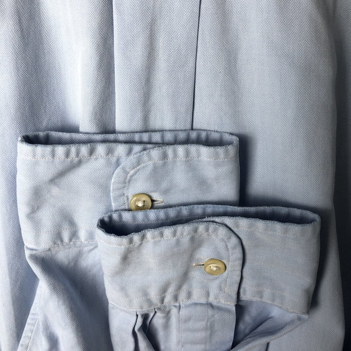 Ralph Lauren Classic Fit Long Sleeve Button Down Shirt Men's XL cotton Blue type light blue Vintage Second Hand
