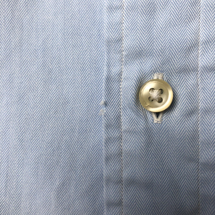 Ralph Lauren Classic Fit Long Sleeve Button Down Shirt Men's XL cotton Blue type light blue Vintage Second Hand
