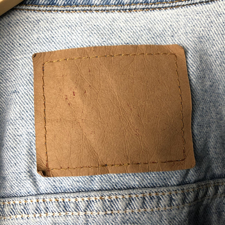 90'S Levi's Orange Tab Denim Jacket, Men's Size L, Long Sleeve, Vintage unclear Blue type light blue Vintage Second Hand