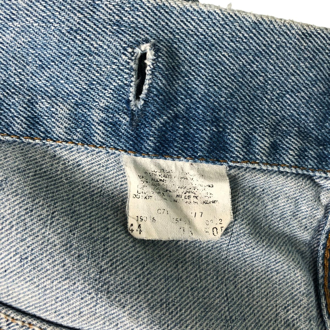 90'S Levi's Orange Tab Denim Jacket, Men's Size L, Long Sleeve, Vintage unclear Blue type light blue Vintage Second Hand