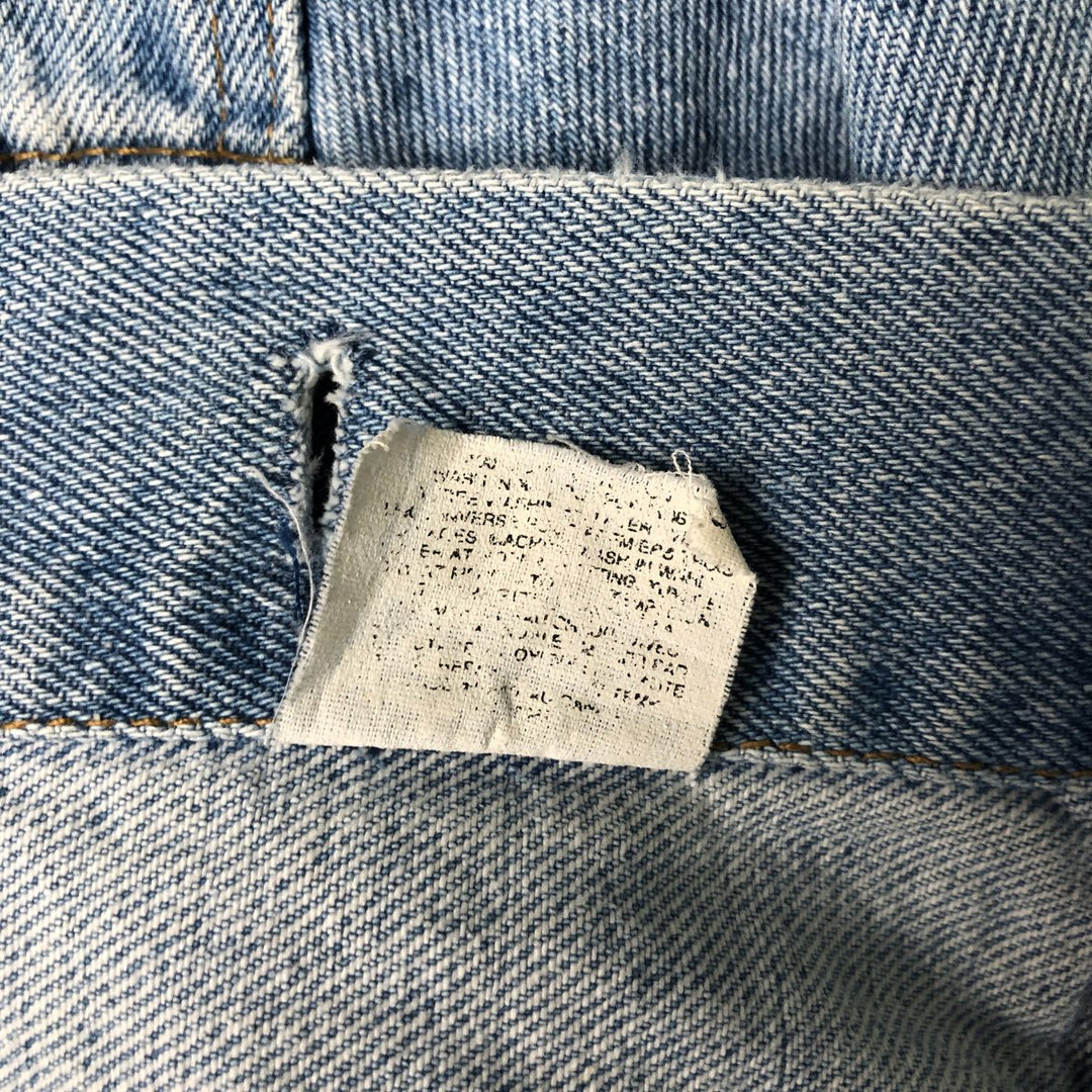 90'S Levi's Orange Tab Denim Jacket, Men's Size L, Long Sleeve, Vintage unclear Blue type light blue Vintage Second Hand