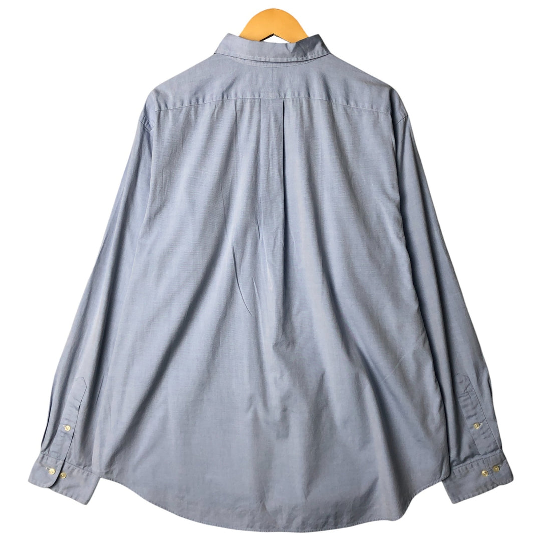 Ralph Lauren Classic Fit Long Sleeve Button Down Shirt Men's XL cotton Blue type light blue Vintage Second Hand