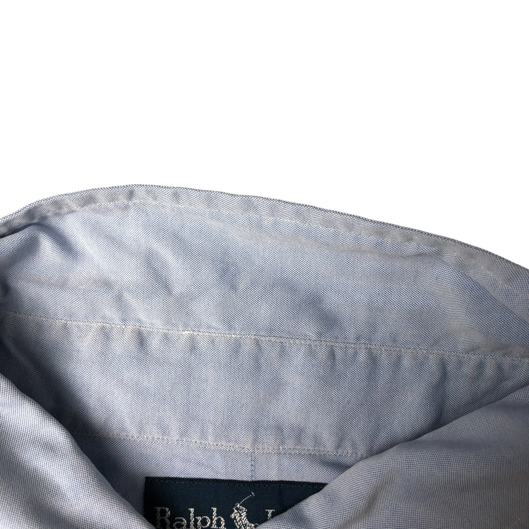 Ralph Lauren Classic Fit Long Sleeve Button Down Shirt Men's XL cotton Blue type light blue Vintage Second Hand