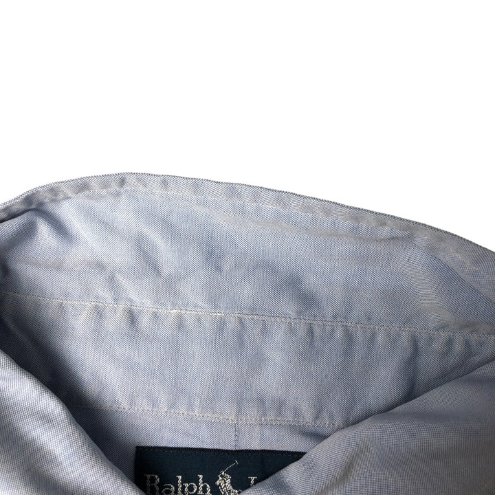 Ralph Lauren Classic Fit Long Sleeve Button Down Shirt Men's XL cotton Blue type light blue Vintage Second Hand